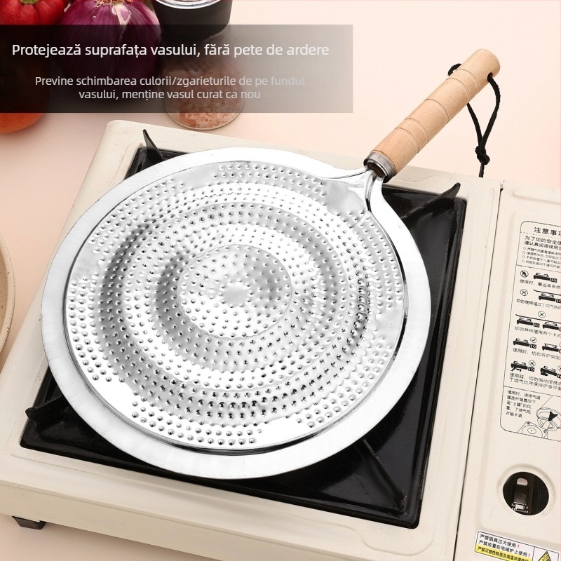 Pad de vas din oțel inoxidabil, dublu strat, structură cu țeavă circulară, izolație termică și protecție împotriva arsurilor, imprimare logo disponibil