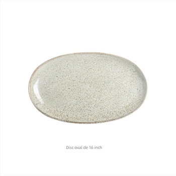 Farfurii ceramice ovale pentru pește aburit – Kakel, ceramică, origine Chaozhou, pentru adulți, personalizare disponibilă