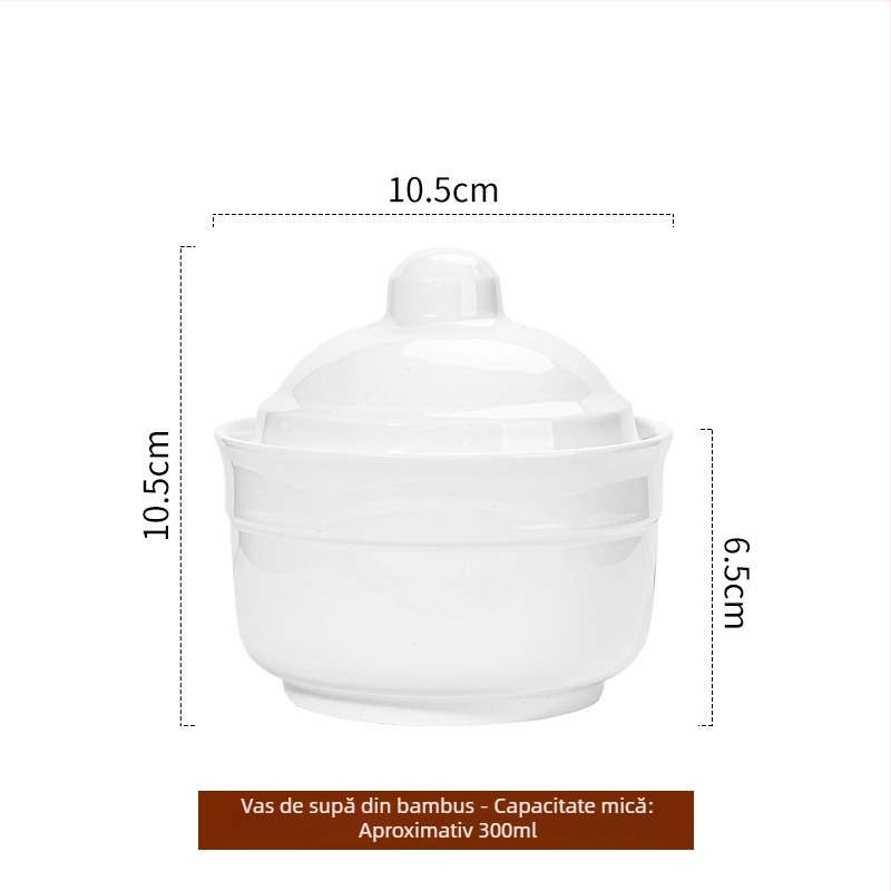 Jufumei oală ceramică de gătit cu capac, stil premium, personalizabilă, fabricată mecanic