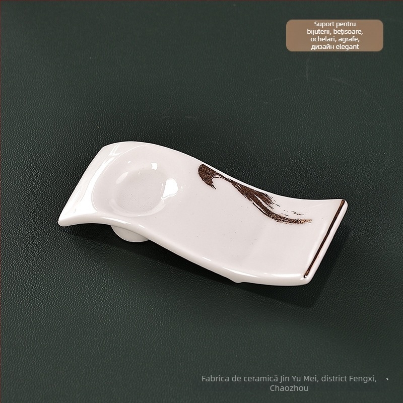 Set de veselă hotelier din bone china (>36% conținut de oase), stil lux ușor, personalizare disponibilă, imprimare logo, categorie: set masă hotelier