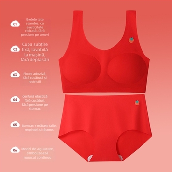 Lenjerie de tip maieu, fără cusur pentru fete, cupe fixe și cupe turnate subțiri, material nylon, pentru vârsta 7–18 ani.