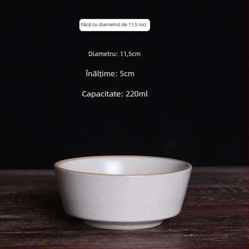 Set de veselă din porțelan, 4 piese, pentru hoteluri și restaurante, cu finisaj sub glazură, stil modern minimalist, personalizare și imprimare a logo-ului