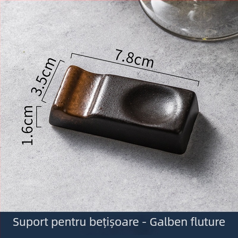 Suport ceramic pentru bețișoare și sprijin pentru linguri, în stil japonez (Material: ceramic; Brand: Danrun; Cod produs: 25; Personalizare: Disponibilă)