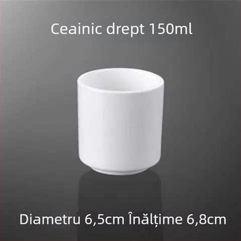 Set de pahare din ceramică pentru apă, rezistent la temperaturi, stil minimalist, pentru hoteluri, ceainării și restaurante