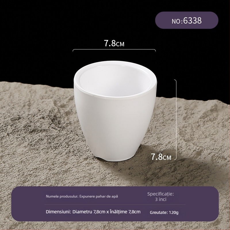 Cană din melamină Belein, pentru adulți, stil simplu, personalizabil