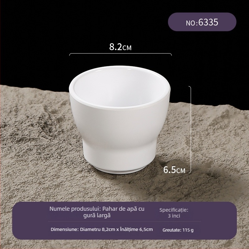 Cană din melamină Belein, pentru adulți, stil simplu, personalizabil