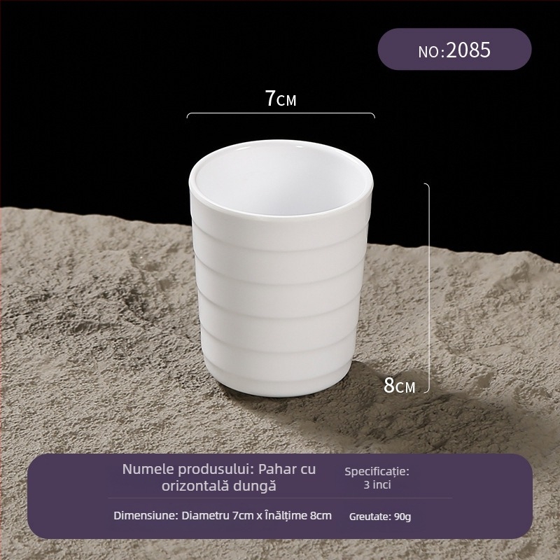 Cană din melamină Belein, pentru adulți, stil simplu, personalizabil