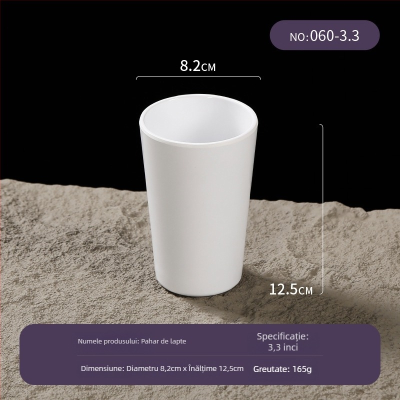 Cană din melamină Belein, pentru adulți, stil simplu, personalizabil