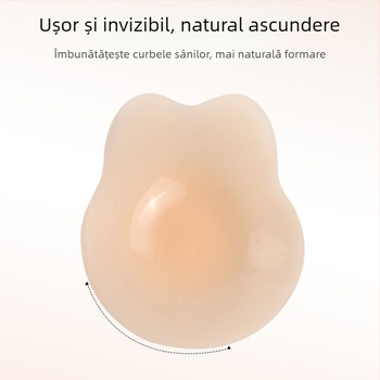 Patch mamar mini din silicon, cu formă de urechi de iepure, invizibil, subțire, stil drăguț