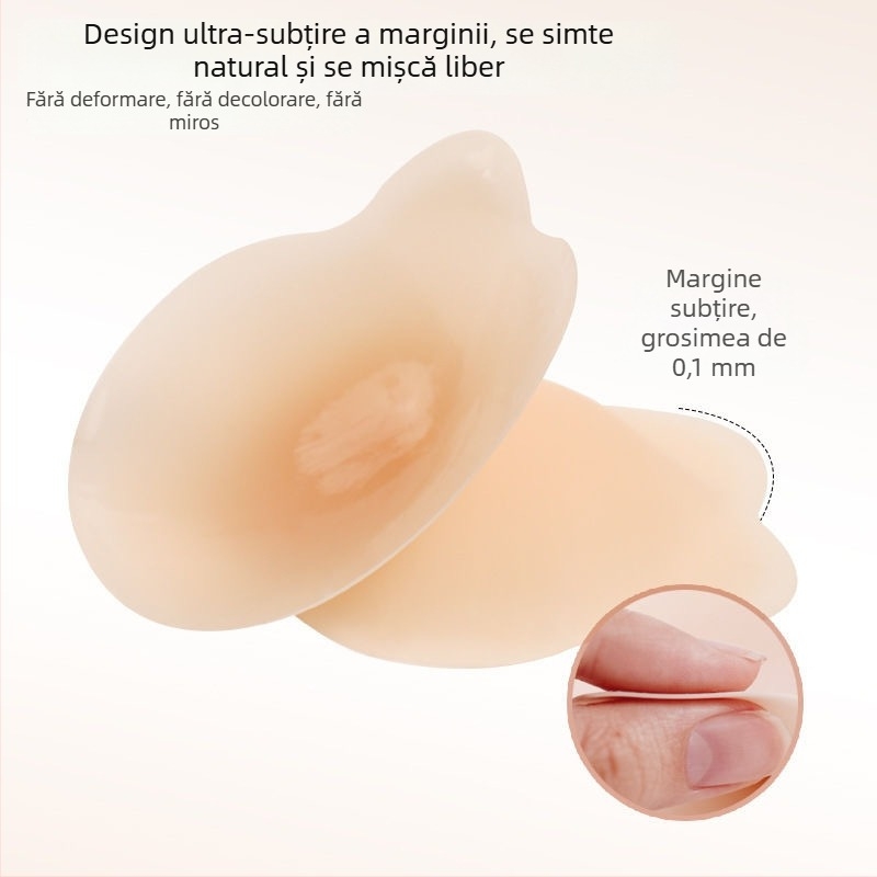 Patch mamar mini din silicon, cu formă de urechi de iepure, invizibil, subțire, stil drăguț