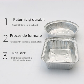 Jijia cutie de unică folosință pentru mâncare, formă pătrată sau rotundă, dimensiuni și capacități multiple, durată de viață 36 de luni