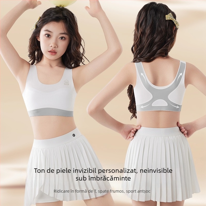 Lenjerie pentru fete în perioada de dezvoltare – primul stadiu, pentru fete, 80% nailon, 20% spandex; țesătură nailon; Origine Guangdong; Lansare toamnă 2025