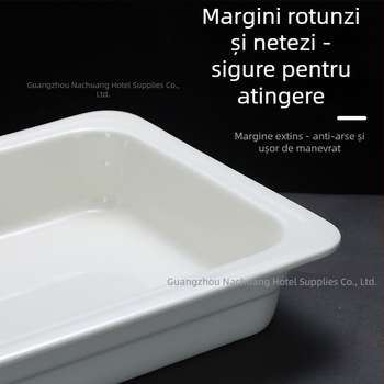 Vase ceramice de bufet pentru hoteluri, formă pătrată și circulară, material ceramic, marcă ZHILISHI, stil chinezesc