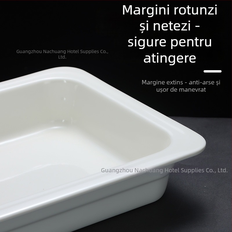 Vase ceramice de bufet pentru hoteluri, formă pătrată și circulară, material ceramic, marcă ZHILISHI, stil chinezesc