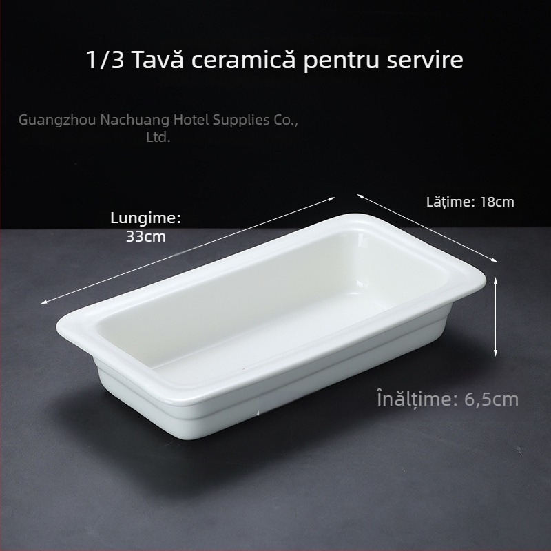 Vase ceramice de bufet pentru hoteluri, formă pătrată și circulară, material ceramic, marcă ZHILISHI, stil chinezesc