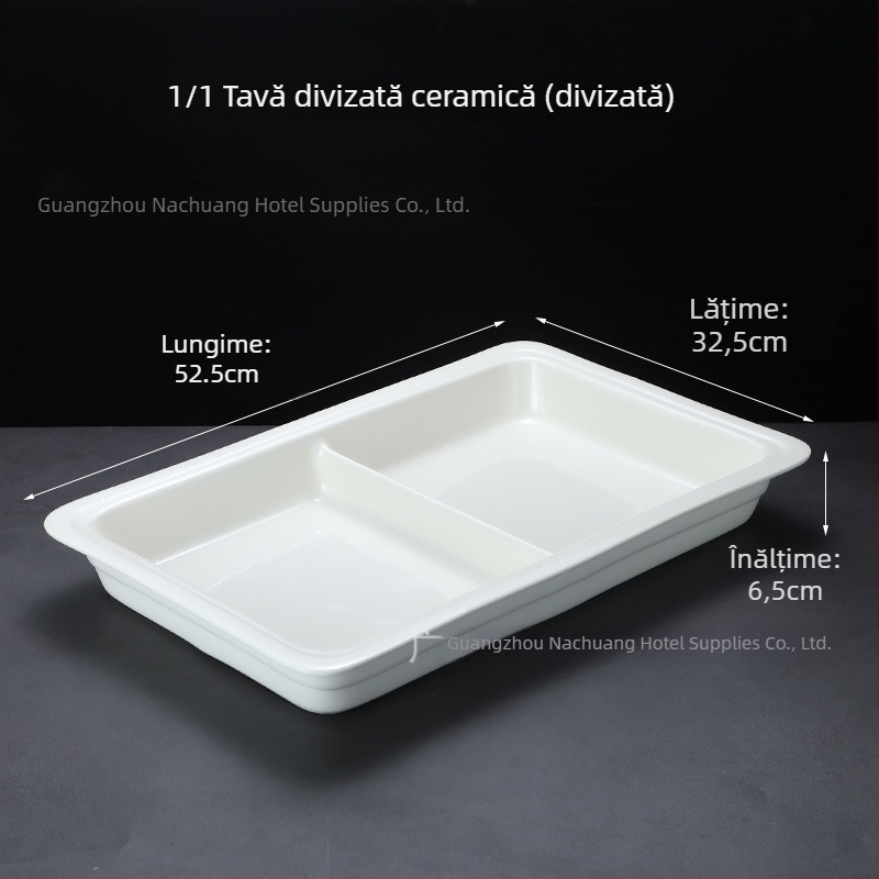 Vase ceramice de bufet pentru hoteluri, formă pătrată și circulară, material ceramic, marcă ZHILISHI, stil chinezesc