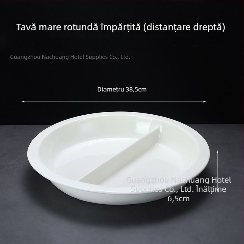 Vase ceramice de bufet pentru hoteluri, formă pătrată și circulară, material ceramic, marcă ZHILISHI, stil chinezesc