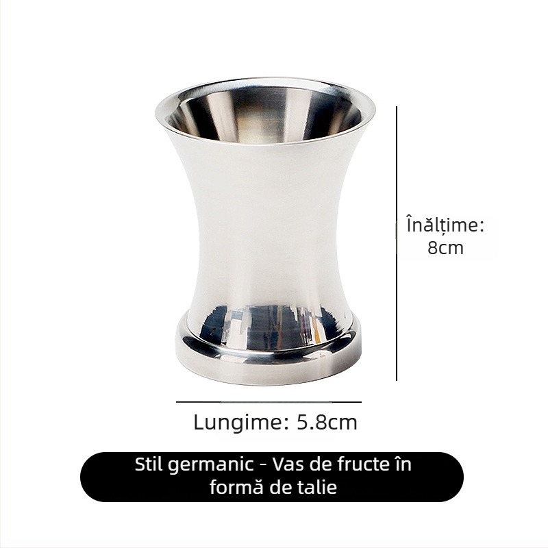 Suport pentru scobitori - Space Aluminum, anti-cadere, stil lux, pentru bar și uz casnic