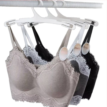 Sutien cu dantelă franțuzească, spate frumos, cupă fixă, cupă subțire modelată, bretele reglabile