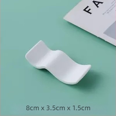 Suport ceramic pentru bețișoare și linguri pentru mesele de hotel — porțelan cu os, suprafață glazurată, stil lux ușor, personalizabil cu logo