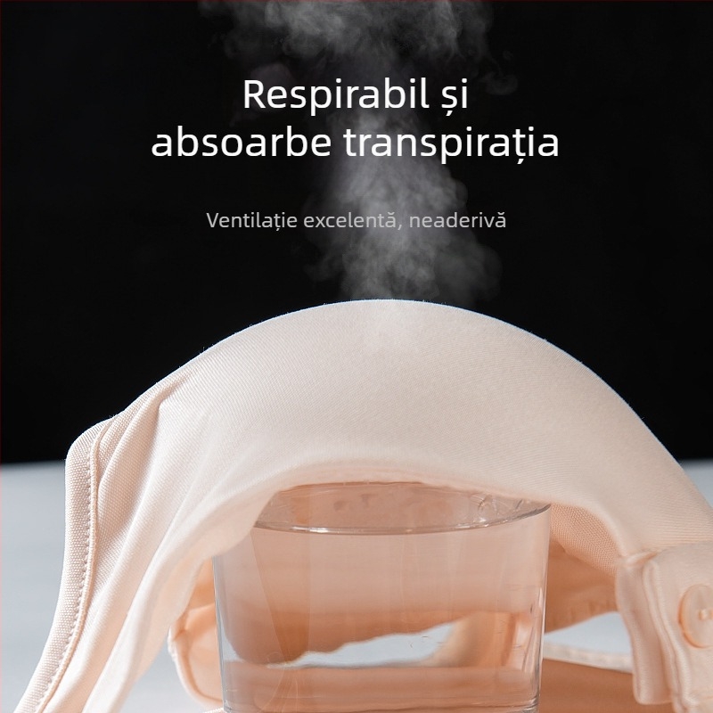 Sutien de alăptare din Mulberry mătase, închidere frontală, cupe subțiri, căptușeală din mătase