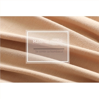 Colanți de siguranță din Modal, talie înaltă, culoare solidă, căptușeală în zona cracului Modal, anti-transparent