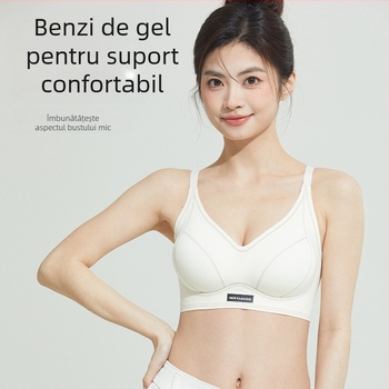  Sutien cupe 3/4 din nylon modelat, bretele fixe duble, închidere pe spate cu trei rânduri de cârlige (căptușeală: spandex 70–80%; Funcții: ridicare, respirație, confort)