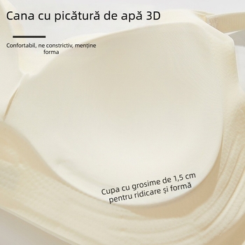  Sutien cupe 3/4 din nylon modelat, bretele fixe duble, închidere pe spate cu trei rânduri de cârlige (căptușeală: spandex 70–80%; Funcții: ridicare, respirație, confort)