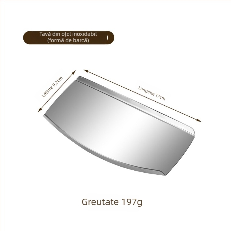 Clipuri din oțel inoxidabil pentru masă și mic platou pentru bufet – stil modern minimalist, potrivit pentru uz comercial și casnic, personalizabil