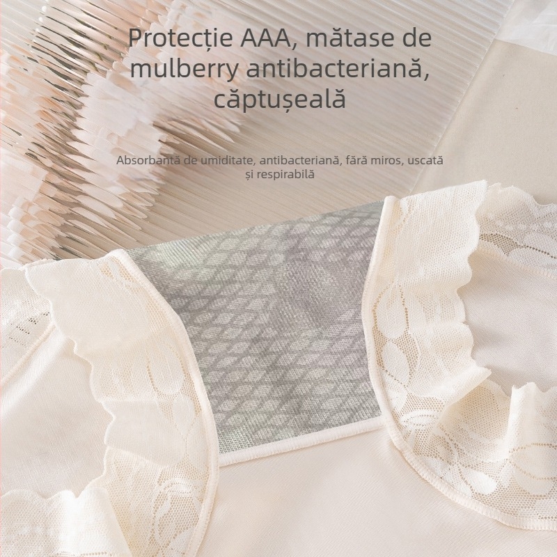 Chilot modelator cu talie înaltă, ridicare a feselor și control al abdomenului; material principal: nailon (80-90%); căptușeală între părți: mătase Mulberry