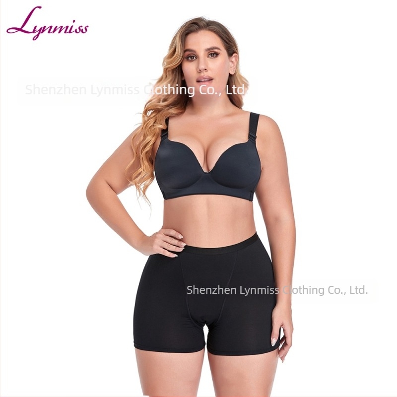 Lenjerie menstruală pentru femei, talie înaltă, 4 straturi, absorbție mare, țesătură din fibre de bambus cu căptușeală din bumbac în zona crăpăturii