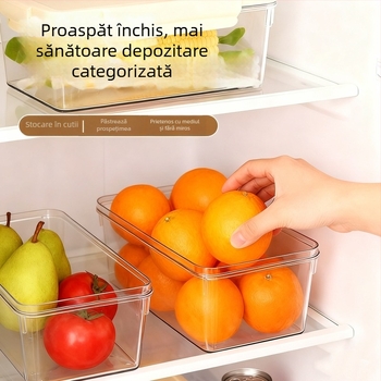 Cutie de păstrare a prospețimii (formă pătrată, 800-1000 ml, PP alimentar, capac etanș, menține cald)