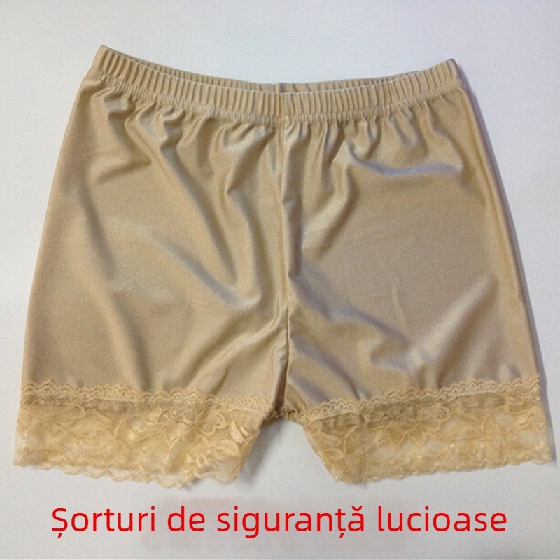 Colanți trei sferturi din nylon, material subțire, model solid, elasticitate ridicată