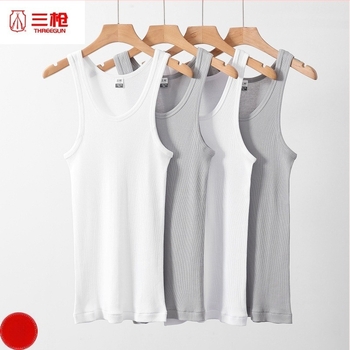 Maiou sport bărbați din 100% bumbac, 141–160 g/m², guler rotund, vară