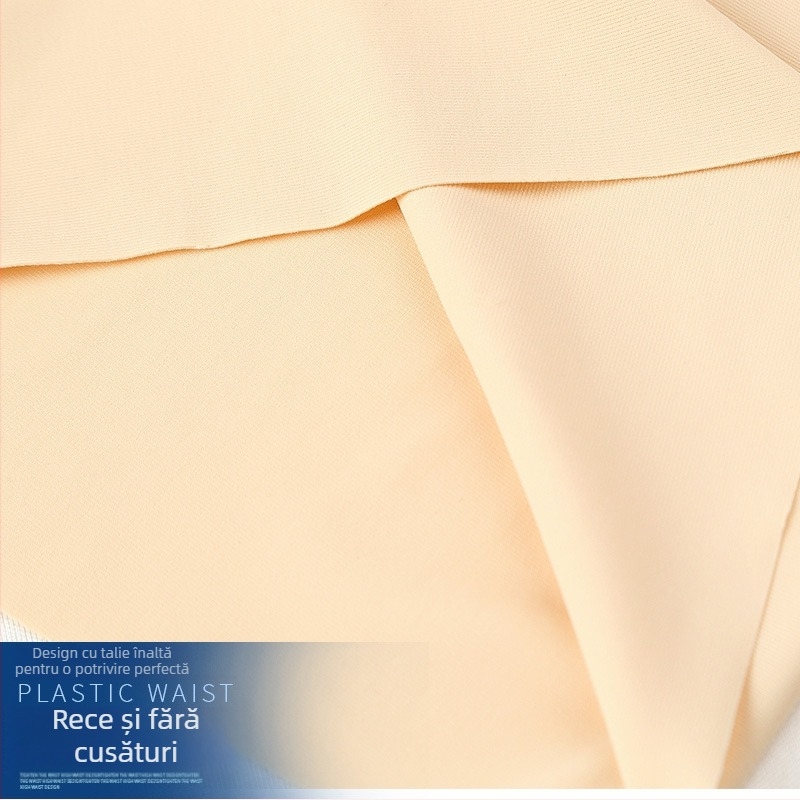 Pantaloni de siguranță pentru femei, talie înaltă, țesătură Ice Silk tricotată, Vinylon 90% ca material principal, căptușeală internă din bumbac