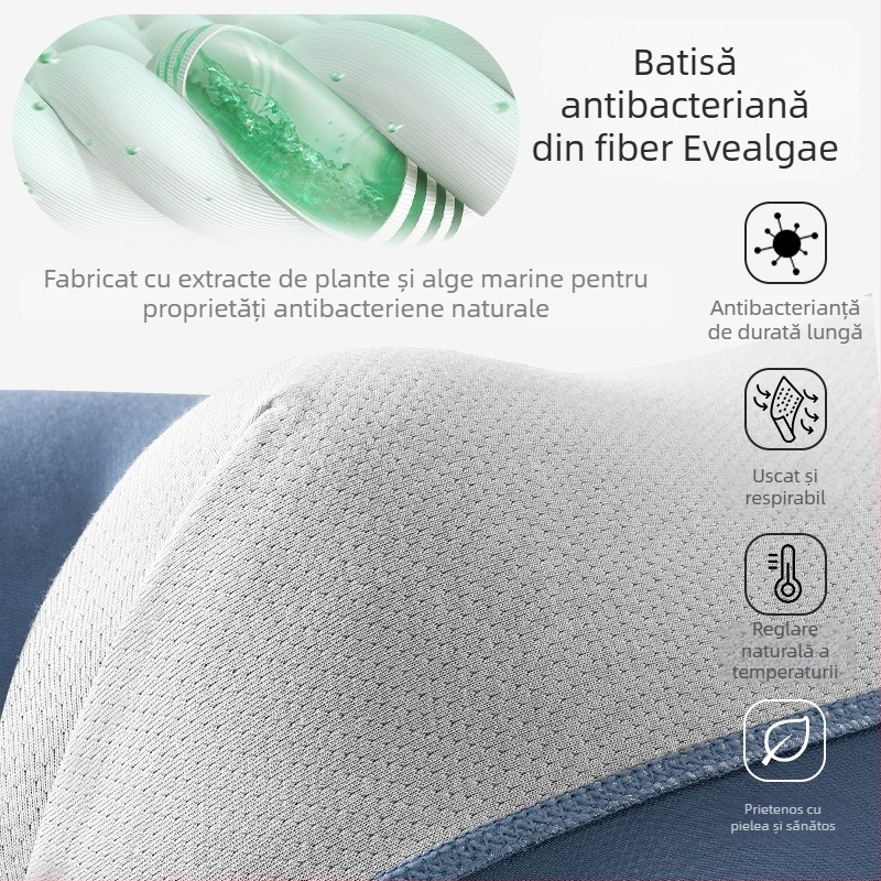 Boxer briefs din Modal, talie medie, respirabile, țesătură tricotată, 70–80% modal