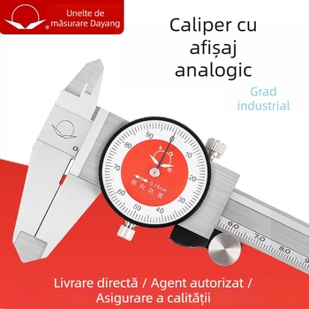 Dayang șubler cu cadran, oțel inoxidabil, precizie înaltă, rezistență la șocuri bidirecțională