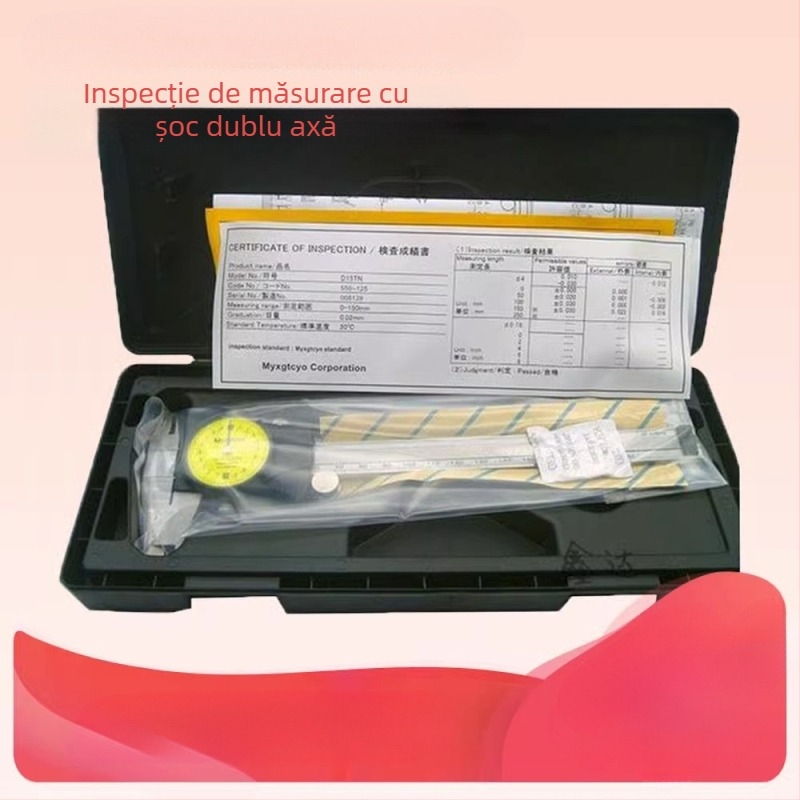 Caliper cu cadran Vernier – Patru utilizări, interval de 0-150/200/300 mm