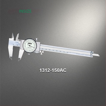 Insize ștanjen din oțel inoxidabil cu ceas, vernier rezistent la șocuri