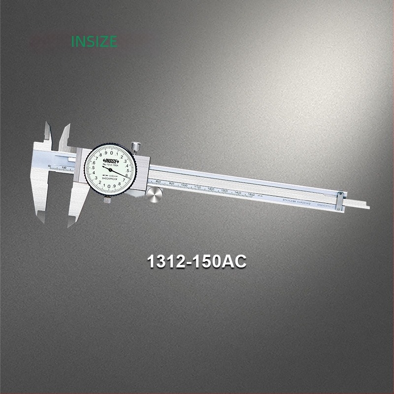 Insize ștanjen din oțel inoxidabil cu ceas, vernier rezistent la șocuri