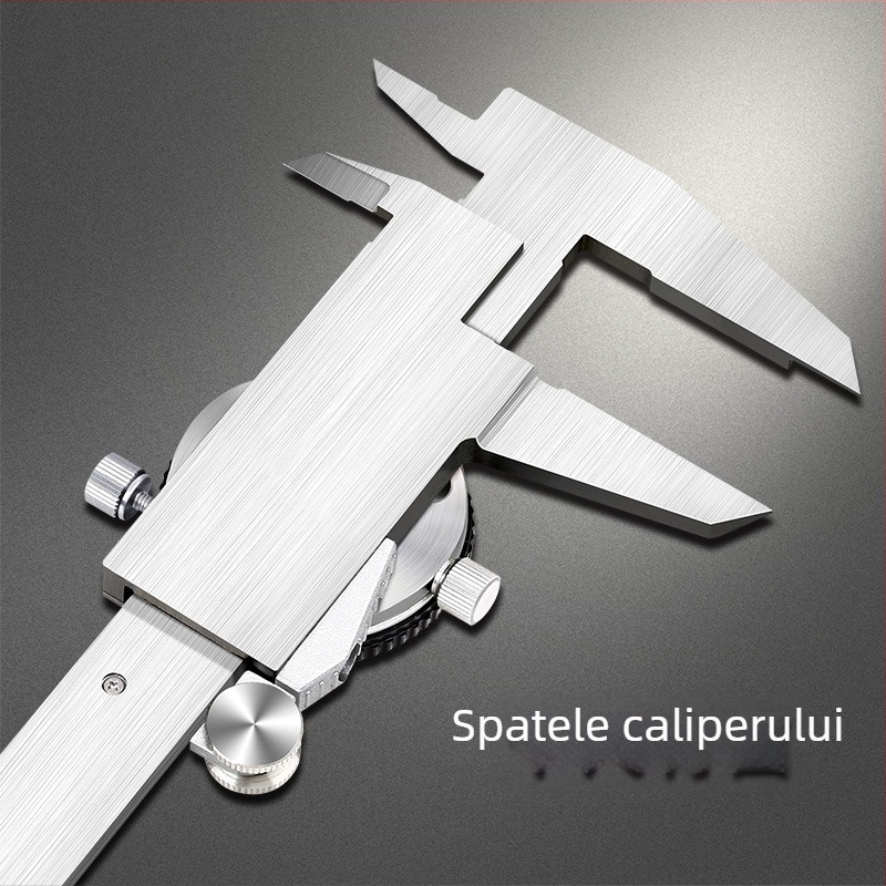 Insize ștanjen din oțel inoxidabil cu ceas, vernier rezistent la șocuri