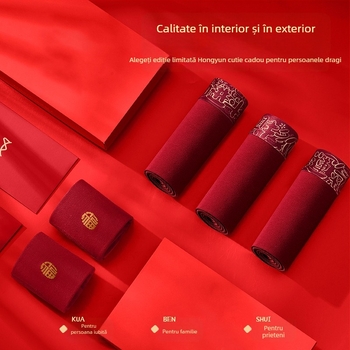 Boxeri bărbați din bumbac, respirabili, fără cusături, talie medie, imprimeu, 40S tricot de bumbac