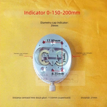 Ansamblu cap caliper cu protecție la șocuri, 0.01/0.02 – accesorii pentru instrumente de măsurat universale