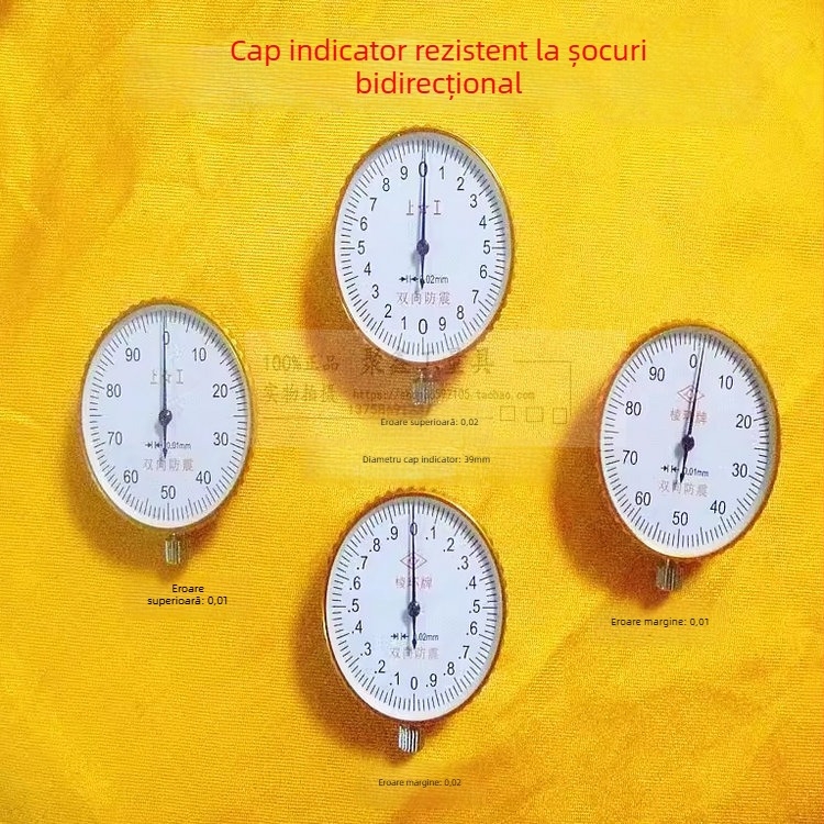 Ansamblu cap caliper cu protecție la șocuri, 0.01/0.02 – accesorii pentru instrumente de măsurat universale