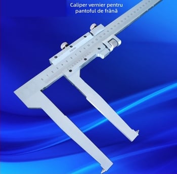 Calibru vernier pentru frână cu canale interioare, pentru tamburi și discuri de frână