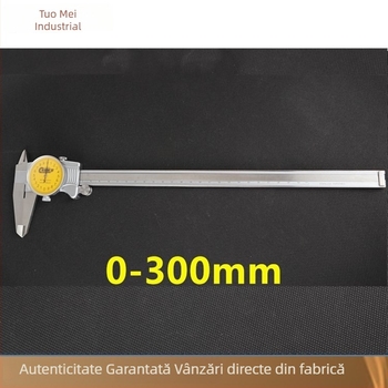 Tuomei caliper vernier digital de clasă industrială, oțel inoxidabil, protecție la șocuri bidirecțională, set de măsurare