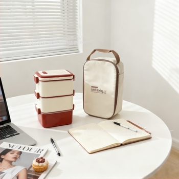 Cutie de prânz din oțel inoxidabil 304, izolată, formă pătrată, potrivită pentru microunde, capacitate 800–1000 ml