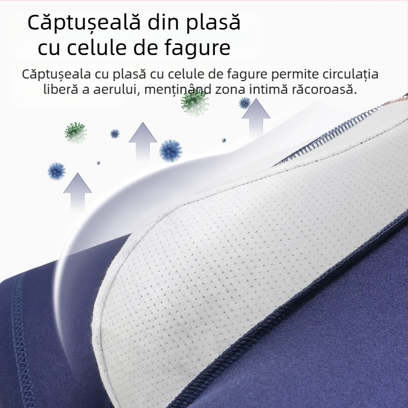 Boxeri bărbați din Modal, elasticitate ridicată, respirabili, talie medie