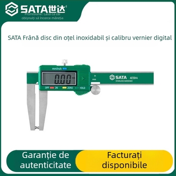 Caliper digital din oțel inoxidabil - înaltă precizie, afișaj digital, brand Sata/Sida