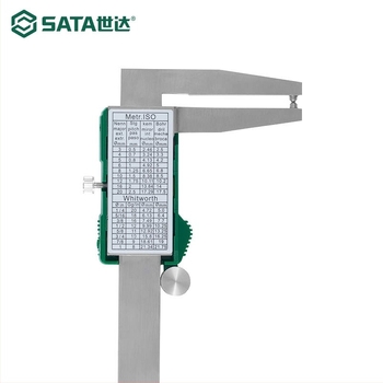 Caliper digital din oțel inoxidabil - înaltă precizie, afișaj digital, brand Sata/Sida